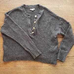 American Eagle Slouchy Henley Sweater